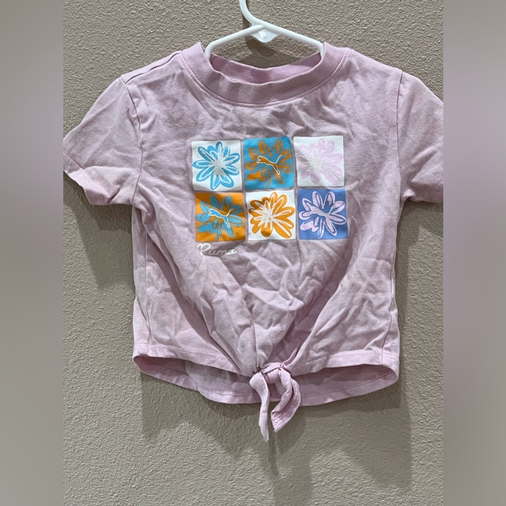 Puma Girls Summer Beachy Shirt For Girls Size 2T